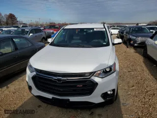 2019 Chevrolet Traverse RS with VIN 1GNERJKWXKJ321938, listed as a Copart auction lot 79258603 with 90,545 mi miles and Salvage Title. Bid and sale history available at carsss.com. Image 5.