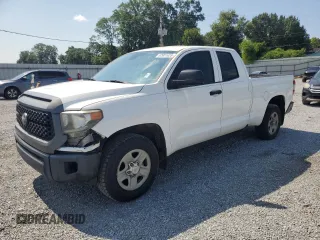 2018 Toyota Tundra SR with VIN 5TFRM5F13JX129495, listed as a Copart auction lot 62901035 with 65,281 mi miles and Clean title. Bid and sale history available at DreamBid. Image 1.