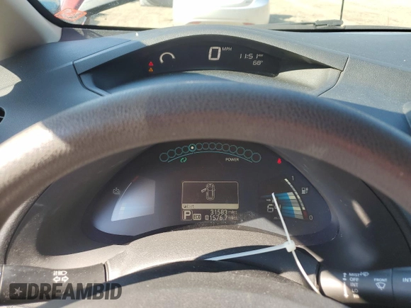 2016 Nissan LEAF S with VIN 1N4BZ0CP5GC313180, listed as a Copart auction lot 68863813 with 31,583 mi miles. Bid and sale history available at carsss.com. Image 9.