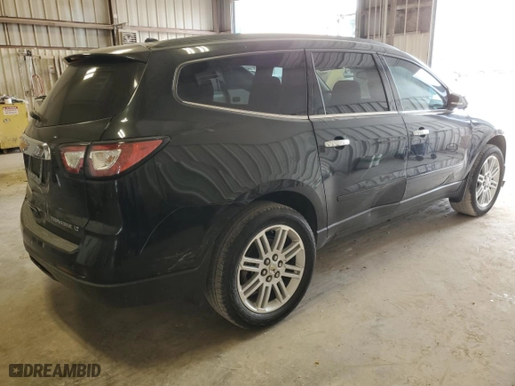 2015 Chevrolet Traverse LT with VIN 1GNKRGKD7FJ192261, listed as a Copart auction lot 52918025 with 123,854 mi miles and Salvage Title. Bid and sale history available at carsss.com. Image 3.
