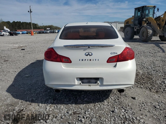 2012 Infiniti G25 x z VIN JN1DV6AR8CM861526, wystawiony jako Copart lot #50484625 z przebiegiem Nie podano mil oraz Szkoda całkowita • Salvage title. Historia ofert i sprzedaży dostępna na DreamBid. Obrazek 6.