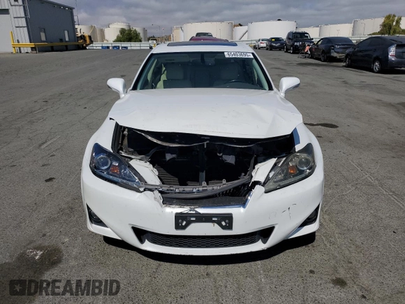 2013 Lexus IS 250 с VIN JTHBF5C2XD5187496, выставлен на аукционе Copart как лот 65403695 с пробегом 157 753 миль миль и Списание • Salvage title. История ставок и продаж доступна на DreamBid. Изображение 5.