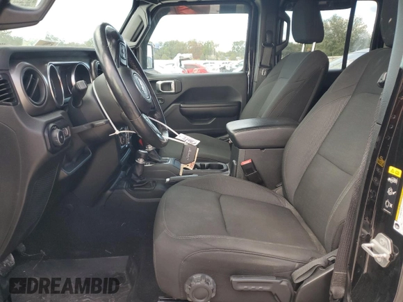 2020 Jeep Wrangler Unlimited Willys with VIN 1C4HJXDG7LW234492, listed as a Copart auction lot 85474054 with 90,897 mi miles and Non repairable. Bid and sale history available at DreamBid. Image 7.