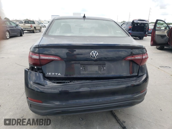2023 Volkswagen Jetta S with VIN 3VW5M7BU3PM041925, listed as a Copart auction lot 57807805 with 16,730 mi miles and Salvage title. Bid and sale history available at DreamBid. Image 6.