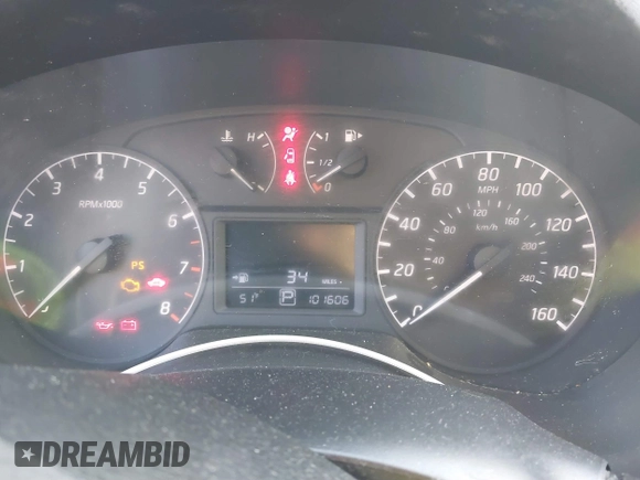 2017 Nissan Sentra S with VIN 3N1AB7AP7HY367176, listed as a IAAI auction lot 41806280 with 101,606 mi miles. Bid and sale history available at carsss.com. Image 7.