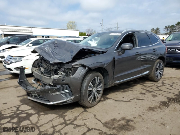 2022 Volvo XC60 Inscription with VIN YV4062RL8N1905916, listed as a Copart auction lot 53285845 with 49,797 mi miles and Salvage Title. Bid and sale history available at carsss.com. Image 1.