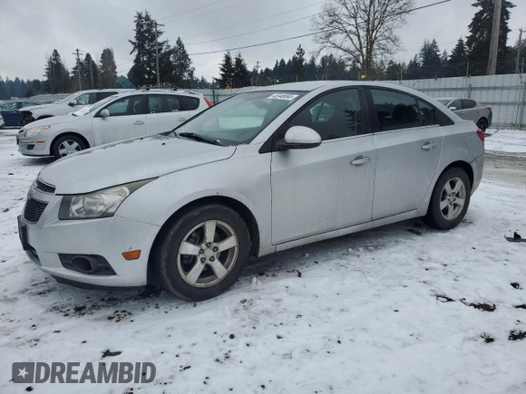 2011 Chevrolet Cruze LT w/1FL with VIN 1G1PE5S9XB7192099, listed as a Copart auction lot 45346695 with 0 mi miles and Salvage Title. Bid and sale history available at carsss.com. Image 1.