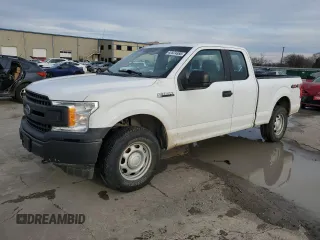 2018 Ford F-150 XL with VIN 1FTFX1E55JKE56873, listed as a Copart auction lot 42824685 with 115,850 mi miles and Clean Title. Bid and sale history available at carsss.com. Image 1.
