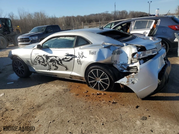 2014 Chevrolet Camaro LS with VIN 2G1FA1E38E9210996, listed as a Copart auction lot 46479135 with 158,871 mi miles and Non Repairable. Bid and sale history available at carsss.com. Image 2.