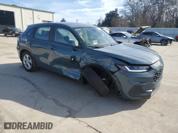 2024 Honda HR-V LX with VIN 3CZRZ1H37RM726315, listed as a Copart auction lot 45755235 with 3,249 mi miles and Salvage Title. Bid and sale history available at carsss.com. Image 4.