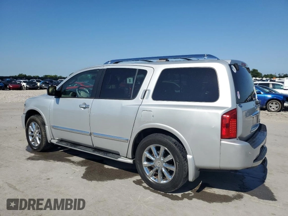 2008 Infiniti QX56 with VIN 5N3AA08C28N900030, listed as a Copart auction lot 60450244 with 198,381 mi miles and Salvage Title. Bid and sale history available at carsss.com. Image 2.