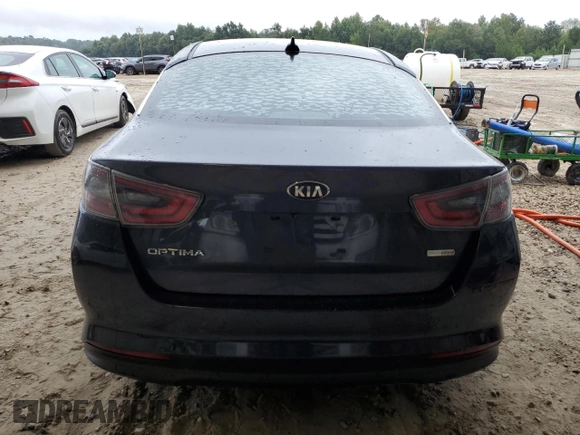 2014 Kia Optima Hybrid LX with VIN KNAGM4ADXE5067207, listed as a Copart auction lot 70376694 with 166,819 mi miles and Salvage Title. Bid and sale history available at carsss.com. Image 6.