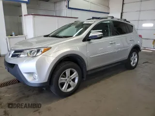 2014 Toyota RAV4 XLE with VIN 2T3RFREV1EW143797, listed as a Copart auction lot 53906105 with 110,463 mi miles and Salvage Title. Bid and sale history available at DreamBid. Image 1.
