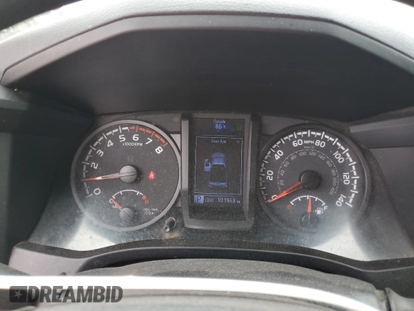 2020 Toyota Tacoma SR with VIN 3TYSX5EN8LT002204, listed as a Copart auction lot 56917255 with 101,968 mi miles and Salvage title. Bid and sale history available at DreamBid. Image 9.