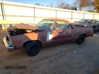 1978 Chevrolet El Camino z VIN 1W80U8K544381, wystawiony jako Copart lot #83483224 z przebiegiem 56 232 mil mil oraz Szkoda całkowita • Salvage title. Historia ofert i sprzedaży dostępna na DreamBid. Obrazek 1.