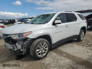 2018 Chevrolet Traverse LT Cloth with VIN 1GNERGKW1JJ229652, listed as a Copart auction lot 46728965 with 184,294 mi miles and Salvage Title. Bid and sale history available at carsss.com. Image 1.