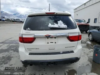 2012 Dodge Durango Citadel with VIN 1C4SDJET2CC192580, listed as a Copart auction lot 49098225 with 166,325 mi miles and Salvage Title. Bid and sale history available at DreamBid. Image 6.