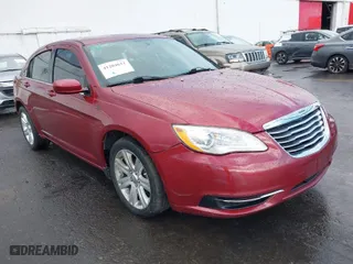 2013 Chrysler 200 Touring with VIN 1C3CCBBB1DN743486, listed as a IAAI auction lot 41204632 with NaN miles. Bid and sale history available at carsss.com. Image 1.