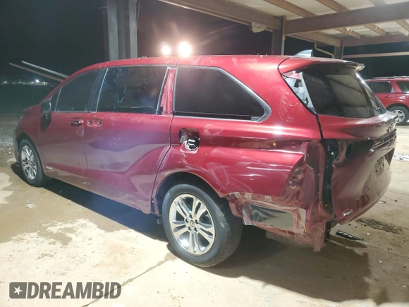 2021 Toyota Sienna XSE with VIN 5TDDSKFC4MS003737, listed as a Copart auction lot 83232334 with 63,938 mi miles and Salvage Title. Bid and sale history available at carsss.com. Image 2.