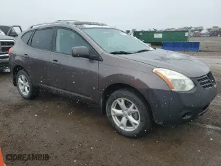 2009 Nissan Rogue SL with VIN JN8AS58V09W172443, listed as a Copart auction lot 53993915 with 139,678 mi miles and Salvage Title. Bid and sale history available at carsss.com. Image 4.