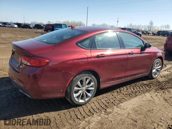 2015 Chrysler 200 S z VIN 1C3CCCBB6FN566037, wystawiony jako Copart lot #48161095 z przebiegiem 112 406 mil mil oraz Czysty tytuł • Clean title. Historia ofert i sprzedaży dostępna na DreamBid. Obrazek 3.