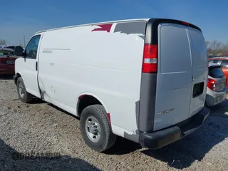 2017 Chevrolet Express Cargo Van with VIN 1GCWGAFF1H1289211, listed as a IAAI auction lot 42060982 with 81,529 mi miles. Bid and sale history available at carsss.com. Image 3.