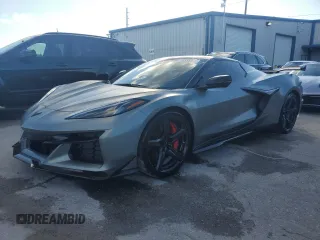 2023 Chevrolet Corvette 3LZ with VIN 1G1YF3D32P5601603, listed as a Copart auction lot 75655374 with 1,125 mi miles and Non repairable. Bid and sale history available at DreamBid. Image 1.