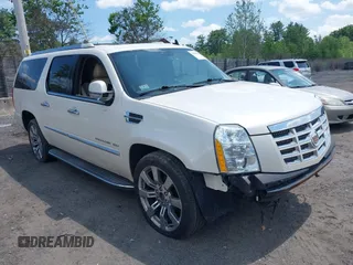 2013 Cadillac Escalade ESV Luxury with VIN 1GYS4HEF1DR228321, listed as a IAAI auction lot 42536138 with 160,957 mi miles and . Bid and sale history available at DreamBid. Image 1.