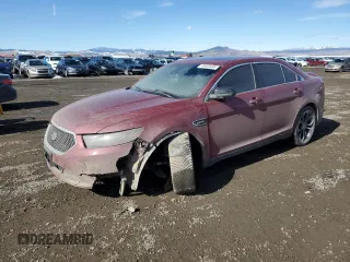 2015 Ford Taurus SHO with VIN 1FAHP2KT0FG116130, listed as a Copart auction lot 46403495 with 122,811 mi miles and Salvage title. Bid and sale history available at DreamBid. Image 1.