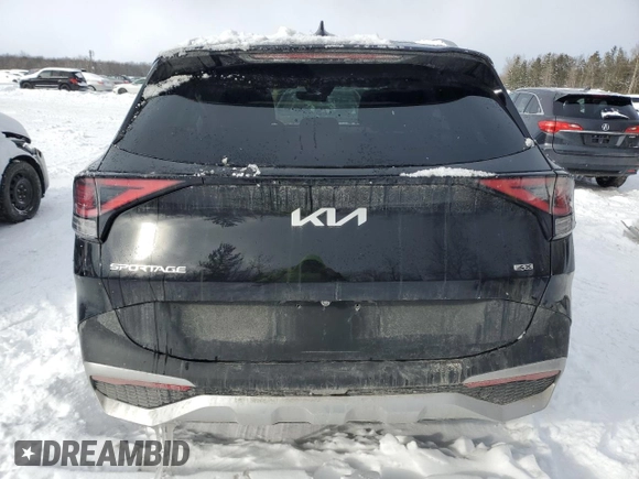 2024 Kia Sportage LX with VIN KNDPUCDF5R7265357, listed as a Copart auction lot 43993555 with 30,264 mi miles and Clean Title. Bid and sale history available at DreamBid. Image 6.