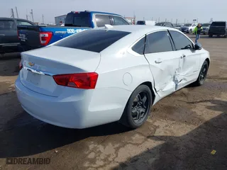 2016 Chevrolet Impala LS with VIN 2G11X5SA2G9170940, listed as a IAAI auction lot 41558728 with 105,990 mi miles. Bid and sale history available at carsss.com. Image 4.