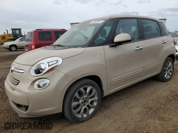 2014 FIAT 500L Easy with VIN ZFBCFABH0EZ026446, listed as a Copart auction lot 80787644 with 107,201 mi miles and Clean Title. Bid and sale history available at carsss.com. Image 1.