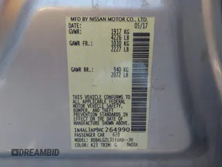 2017 Nissan Altima S with VIN 1N4AL3AP9HC264990, listed as a IAAI auction lot 42008314 with 93,814 mi miles and . Bid and sale history available at DreamBid. Image 9.