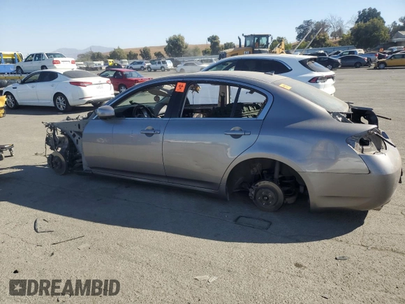2008 Infiniti G35 with VIN JNKBV61E08M210284, listed as a Copart auction lot 73358894 with Not Provided miles and Salvage Title. Bid and sale history available at DreamBid. Image 2.