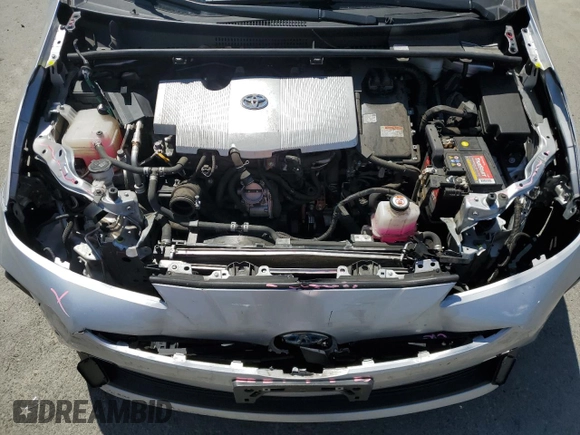 2020 Toyota Prius L Eco with VIN JTDKARFUXL3120671, listed as a Copart auction lot 57913335 with 67,933 mi miles and Salvage title. Bid and sale history available at DreamBid. Image 11.