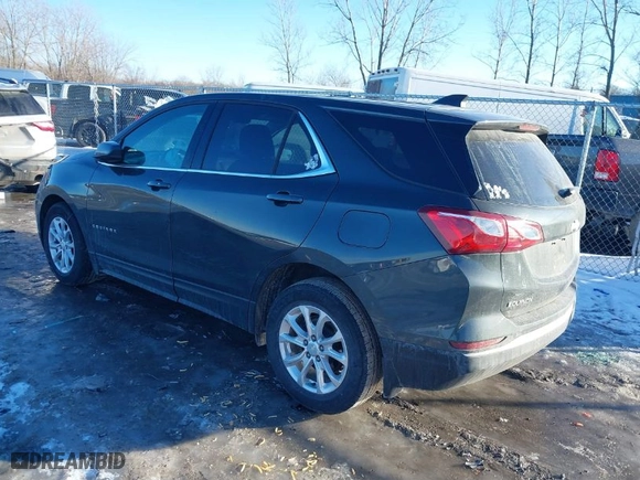 2020 Chevrolet Equinox LT with VIN 3GNAXJEV9LS512452, listed as a IAAI auction lot 41429900 with 51,155 mi miles. Bid and sale history available at carsss.com. Image 3.