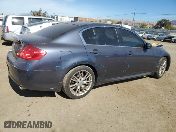 2008 Infiniti G35 Journey with VIN JNKBV61E78M211318, listed as a Copart auction lot 75221954 with Not Provided miles and Salvage Title. Bid and sale history available at DreamBid. Image 3.