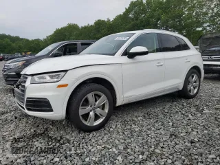 2018 Audi Q5 Premium Plus with VIN WA1BNAFY0J2033402, listed as a Copart auction lot 59751285 with 91,980 mi miles and Salvage title. Bid and sale history available at DreamBid. Image 1.