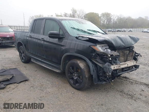 2019 Honda Ridgeline Black Edition with VIN 5FPYK3F87KB029017, listed as a IAAI auction lot 41876145 with 95,740 mi miles and . Bid and sale history available at DreamBid. Image 1.
