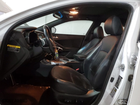 2013 Kia Optima SX with VIN 5XXGR4A61DG093727, listed as a Copart auction lot 50186285 with 230,817 mi miles and Salvage Title. Bid and sale history available at carsss.com. Image 7.