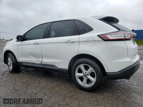 2016 Ford Edge SE with VIN 2FMPK4G95GBC16922, listed as a Copart auction lot 57887295 with 138,830 mi miles and Clean title. Bid and sale history available at DreamBid. Image 2.