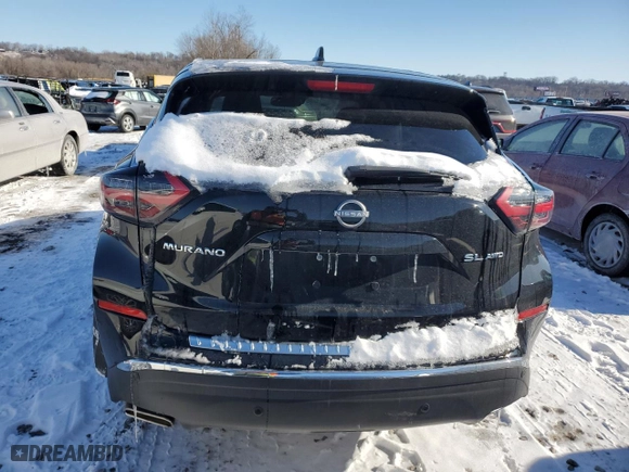 2023 Nissan Murano SL with VIN 5N1AZ2CS8PC118918, listed as a Copart auction lot 45965115 with 21,875 mi miles and Clean Title. Bid and sale history available at carsss.com. Image 6.