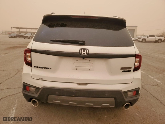 2022 Honda Passport TrailSport with VIN 5FNYF8H67NB008548, listed as a Copart auction lot 49726835 with 38,322 mi miles and Salvage Title. Bid and sale history available at carsss.com. Image 6.