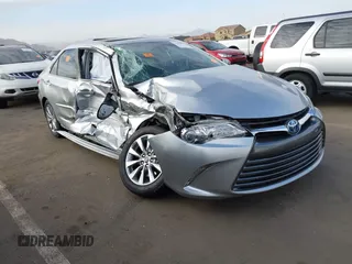2017 Toyota Camry Hybrid LE with VIN 4T1BD1FKXHU221682, listed as a IAAI auction lot 41555214 with 1 mi miles. Bid and sale history available at carsss.com. Image 1.