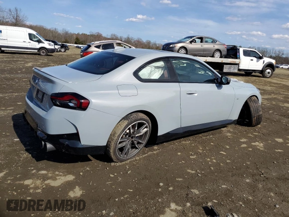 2022 BMW 2 Series M240i xDrive with VIN 3MW53CM01N8C35798, listed as a Copart auction lot 50091025 with 16,391 mi miles and Salvage Title. Bid and sale history available at carsss.com. Image 3.