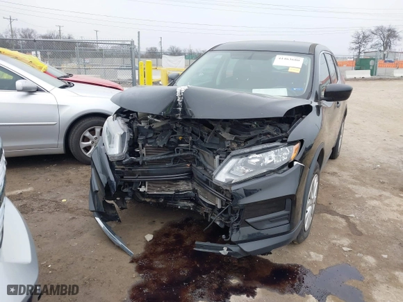 2017 Nissan Rogue SL with VIN 5N1AT2MV5HC783397, listed as a IAAI auction lot 41463680 with 104,245 mi miles. Bid and sale history available at carsss.com. Image 6.