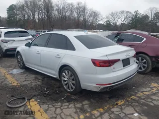 2018 Audi A4 Premium with VIN WAUKMAF47JN012032, listed as a IAAI auction lot 41600847 with 70,815 mi miles. Bid and sale history available at carsss.com. Image 3.
