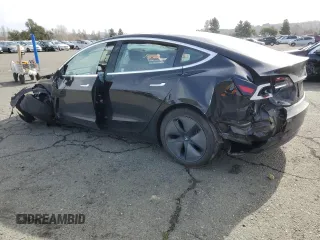 2018 Tesla Model 3 Long Range Battery with VIN 5YJ3E1EA0JF172084, listed as a Copart auction lot 45617965 with Not Provided miles and Salvage Title. Bid and sale history available at DreamBid. Image 2.