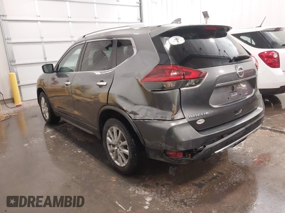 2018 Nissan Rogue S with VIN KNMAT2MT3JP544206, listed as a IAAI auction lot 41744900 with 121,839 mi miles and . Bid and sale history available at carsss.com. Image 3.