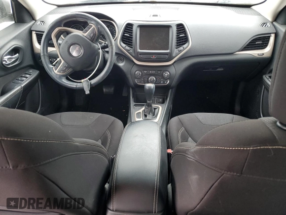2015 Jeep Cherokee Latitude with VIN 1C4PJLCS1FW573327, listed as a Copart auction lot 43335995 with Not Provided miles and Salvage Title. Bid and sale history available at carsss.com. Image 8.